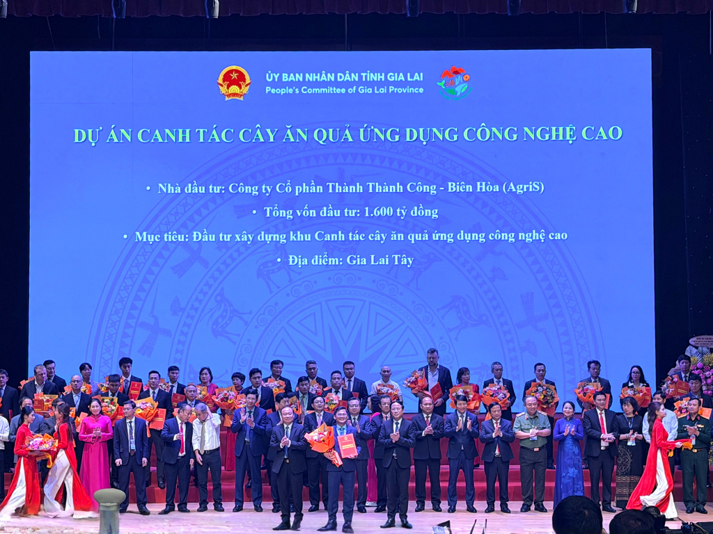 AgriS đầu tư dự án canh tác cây ăn quả ứng dụng công nghệ cao tại Gia Lai với tổng vốn 1.600 tỷ đồng